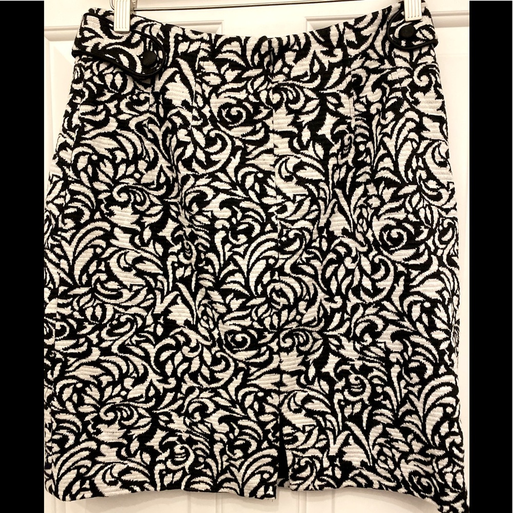 Black and white skirt
